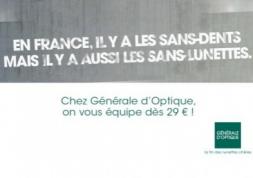 Sans dents, sans lunettes : une pub d’opticiens surfe sur le scandale