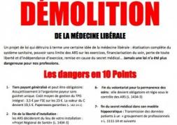 Journée Santé Morte: les médecins mobilisés contre le tiers-payant