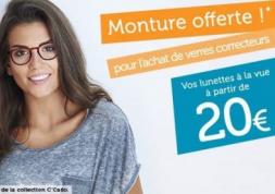 Direct Optic : Montures offertes et lunettes de vue à 20 euros