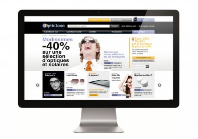 Lunettes et lentilles online : Optic 2000 lance son site