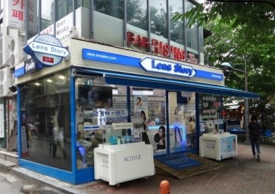 Acheter des lentilles de contact en Corée