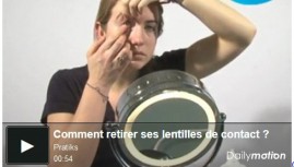 Bien retirer les lentilles