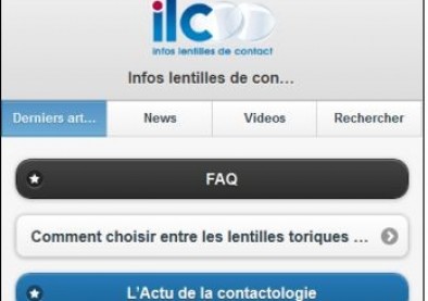 Nouveau : Infos Lentilles de Contact en version mobile !
