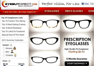 Essilor achète le site e-commerce de lunettes EyeBuyDirect !