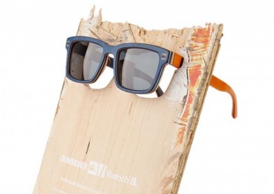 Vuerich B : des lunettes en bois de skateboard recyclé ! 