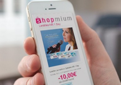 Shopmium: les lentilles journalières moins chères grâce aux smartphones ! 