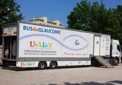 Le bus de dépistage du glaucome entame un nouveau tour de France 