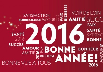 Bonne année 2016 ! 