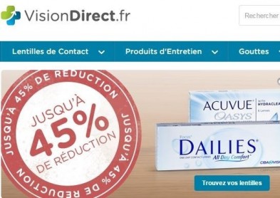 Essilor se lance dans la vente sur internet en France avec Vision Direct 