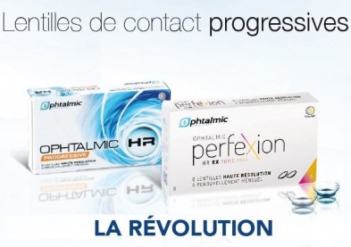 Verres de contact clearance progressifs