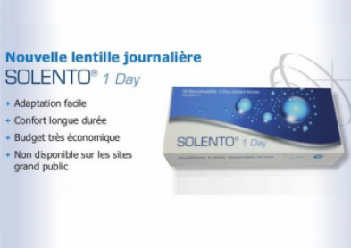 Solento 1 Day: Une innovante lentille journalière biomimétique