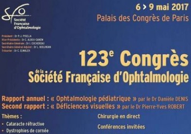 Congrès 2017 de la Société Française d’Ophtalmologie : Dates et infos