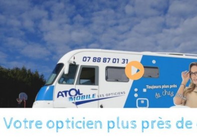 Atol Mobile: Un camping car transformé en service d'optique itinérant